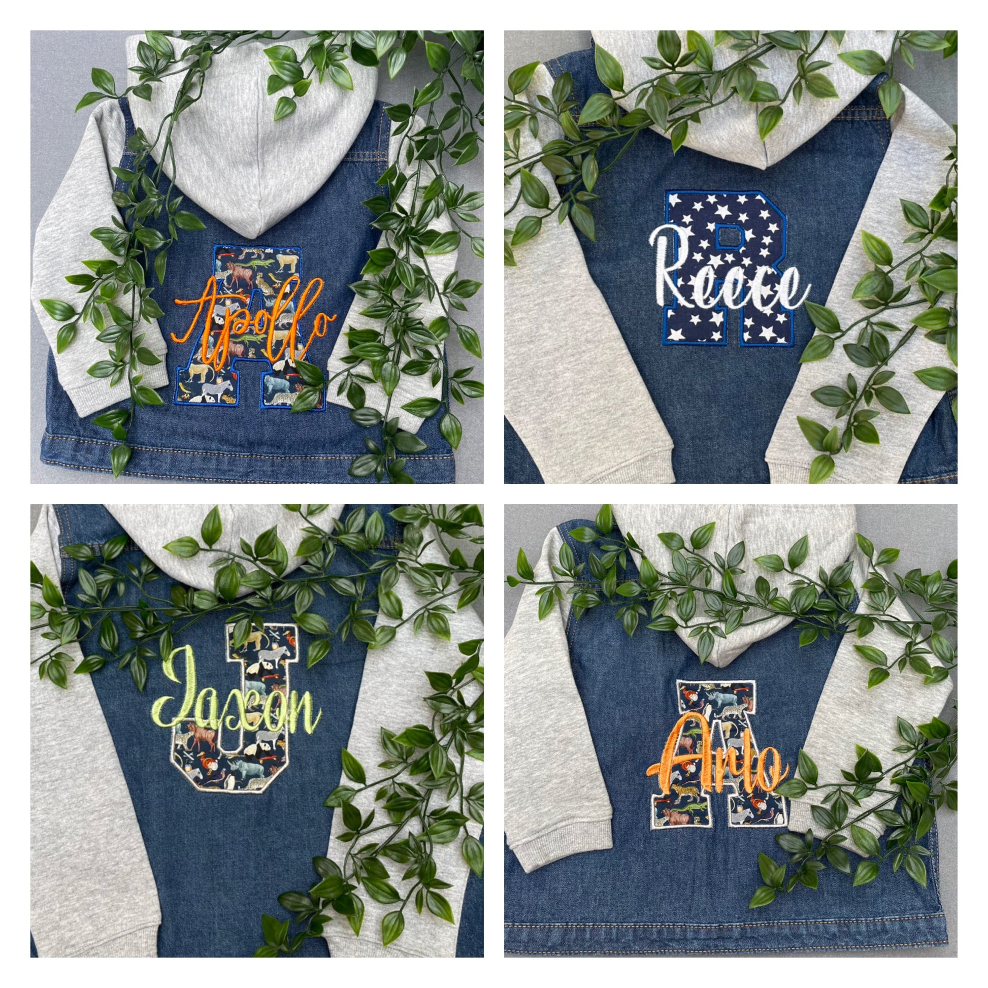 PERSONALISED Denim JACKET KIDS Embroidered Denim Jacket, Boys Jacket, Embroidered, Gift, Birthday Toddler Denim Jacket, Custom Jean Jacket