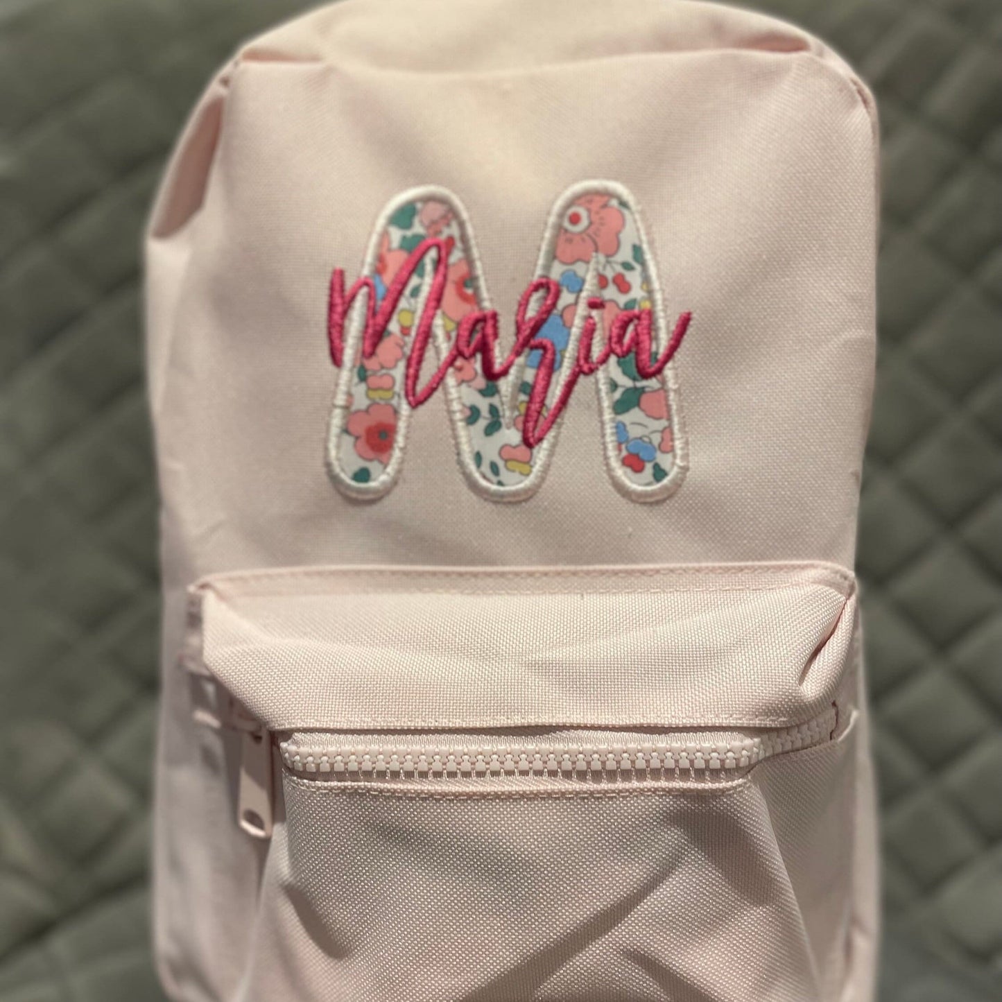 PERSONALISED TODDLER BACKPACK , Embroidered Personalized Backpack , Back to School Bag, Mama Bag, Name Bag, Nursery Bag , Kids Bag