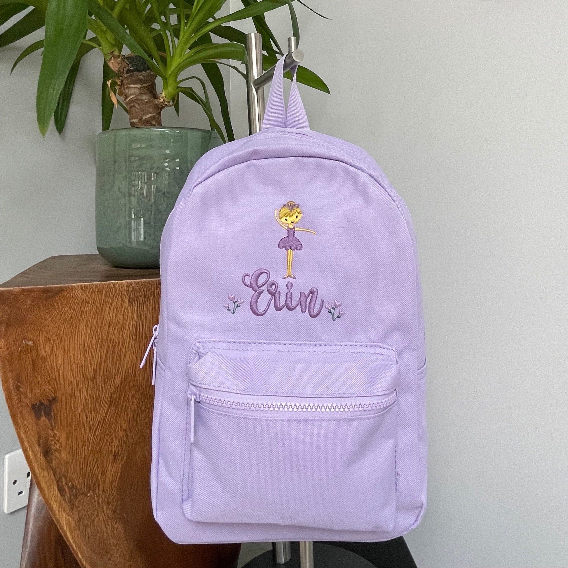 School Bag Toddler Backpack for Kids Purple Girls Daycare